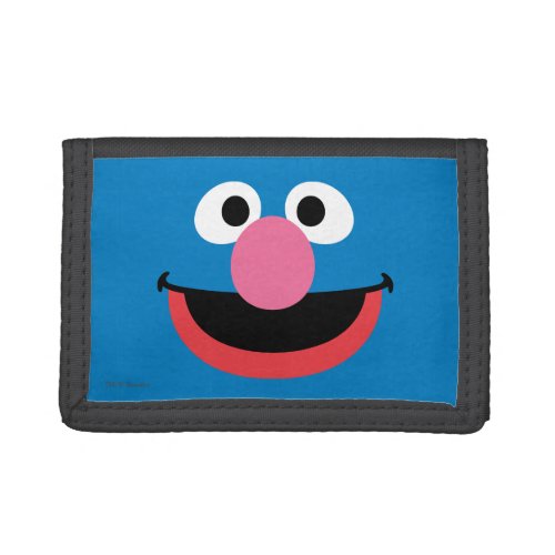 Grover Face Art Tri_fold Wallet