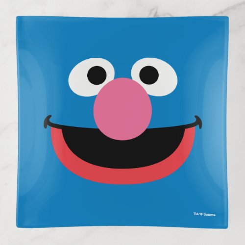 Grover Face Art Trinket Tray