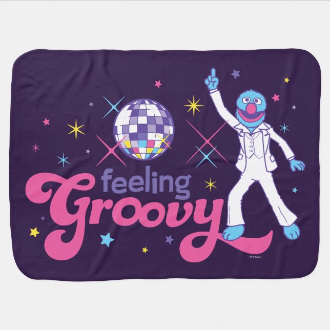 Grover | Feeling Groovy Baby Blanket (Horizontal)