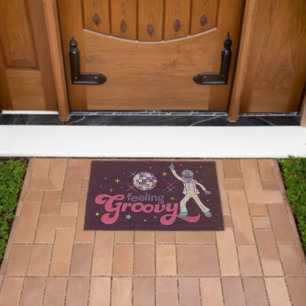 Grover Feeling Groovy Disco 70's Retro Fiber Doormat