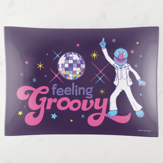 Grover | Feeling Groovy Trinket Tray (Front)
