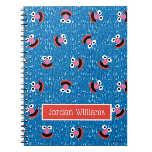 Grover Furry Face Pattern Notebook