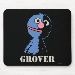 Grover Half Mouse Pad