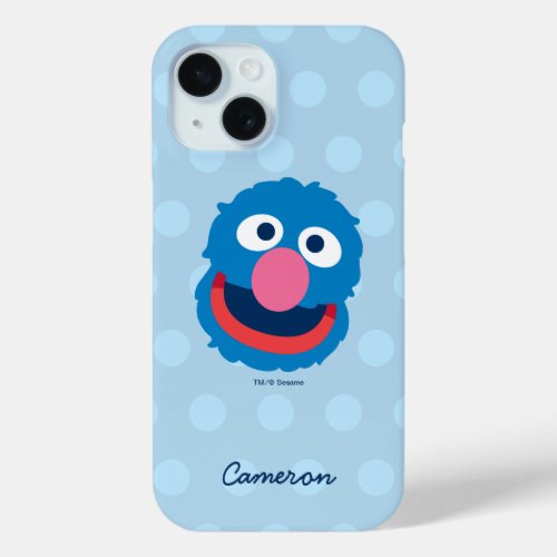 Grover Head   Add Your Name iPhone 15 Case