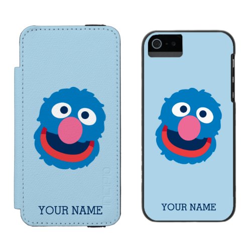 Grover Head  Add Your Name iPhone SE55s Wallet Case