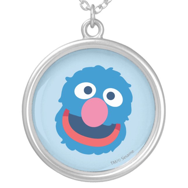 Grover Head Silver Plated Necklace (Front)