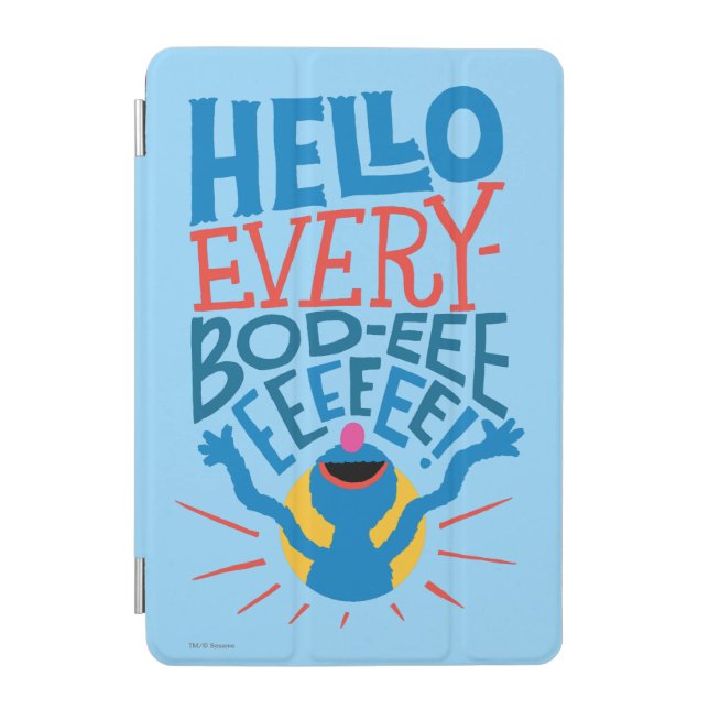 Grover Hello iPad Mini Cover (Front)