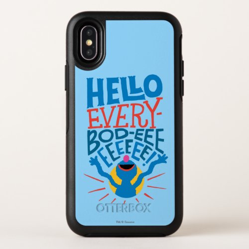 Grover Hello OtterBox Symmetry iPhone X Case