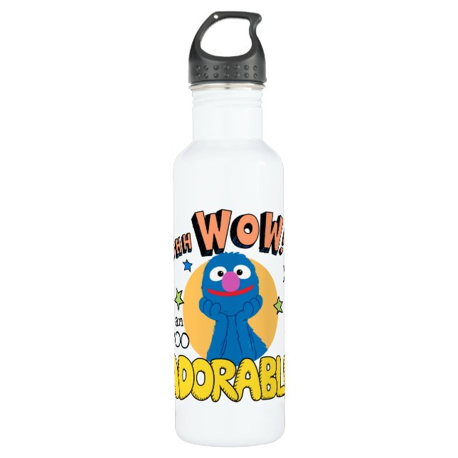 Grover | I Am Too Adorable Stainless Steel Water Bottle (Front)