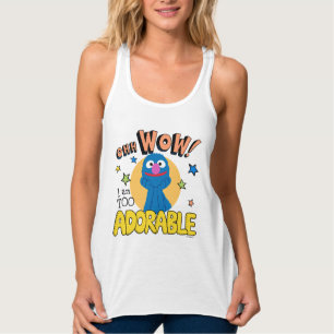 Grover I Am Too Adorable Tank Top
