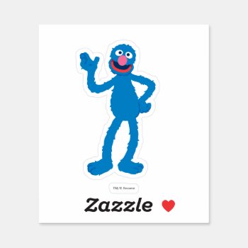 Grover Standing Sticker by SesameStreet at Zazzle