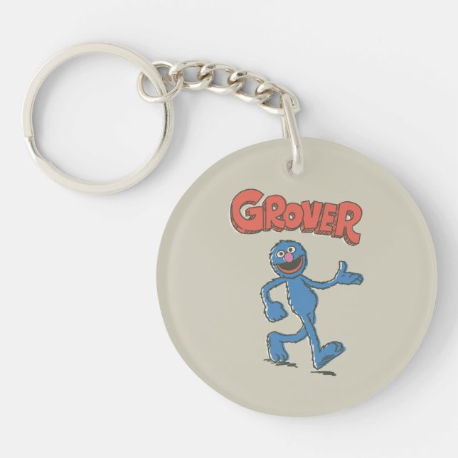 Grover Vintage Kids 2 Keychain (Front)