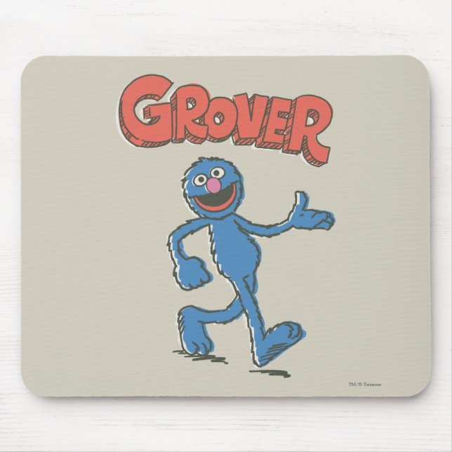Grover Vintage Kids 2 Mouse Pad (Front)