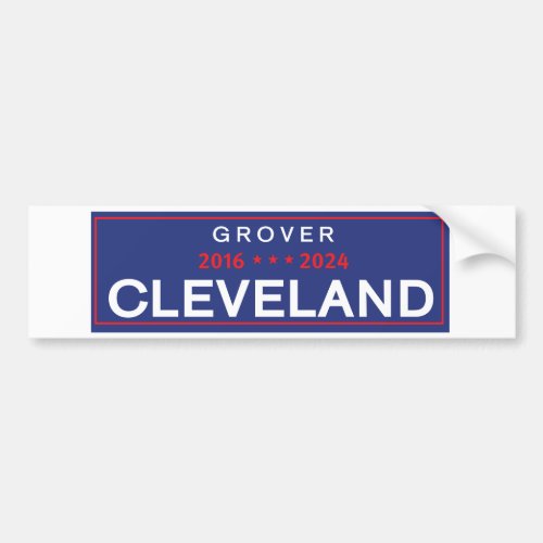 Grover vinyl bumper sticker