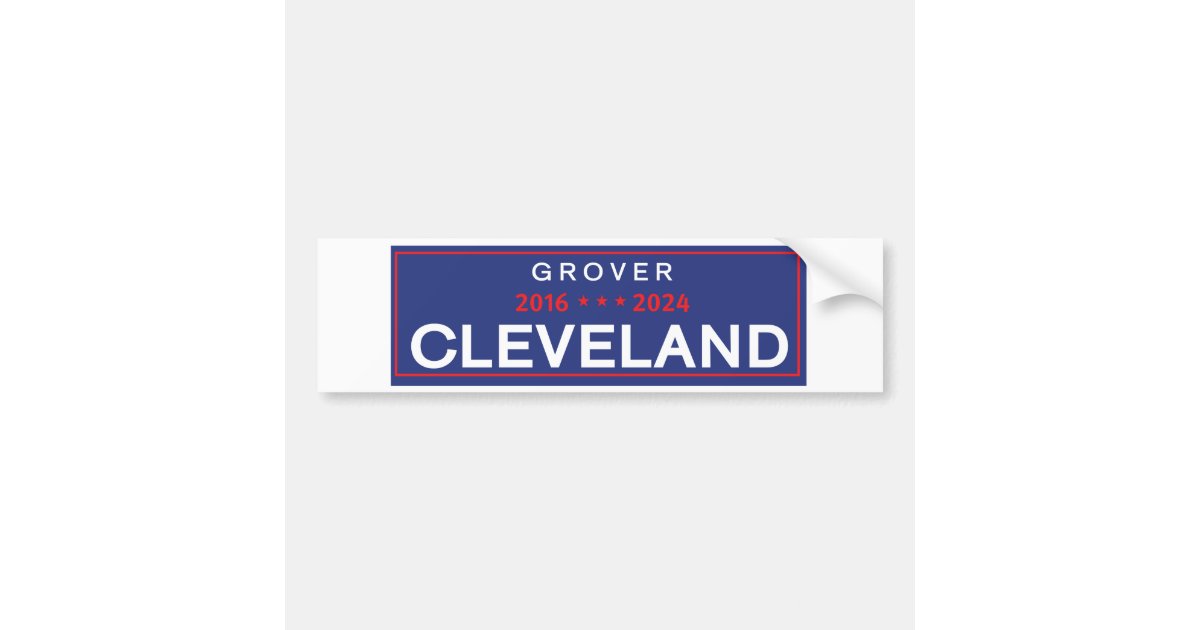 Grover vinyl bumper sticker | Zazzle