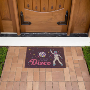 Grover Welcome to the Disco Retro Sesame Street Fiber Doormat