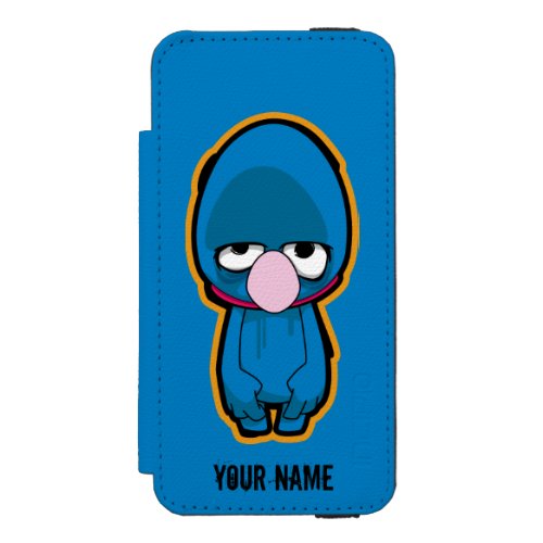 Grover Zombie  Add Your Name iPhone SE55s Wallet Case