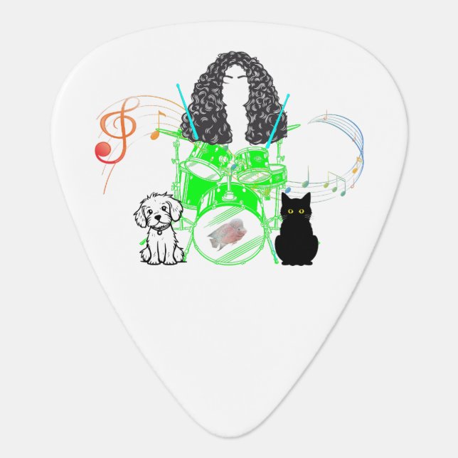 Groverallman Guitar Pick (Front)