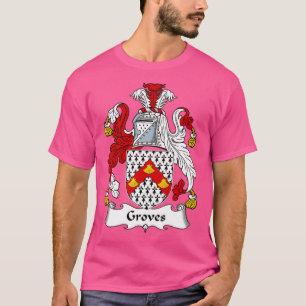 Groves Coat of Arms Family Crest  T-Shirt