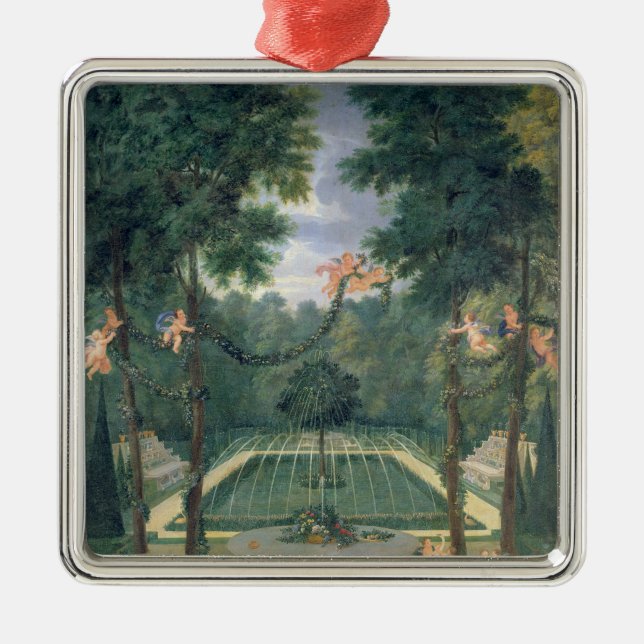 Groves of Versailles Metal Ornament (Front)