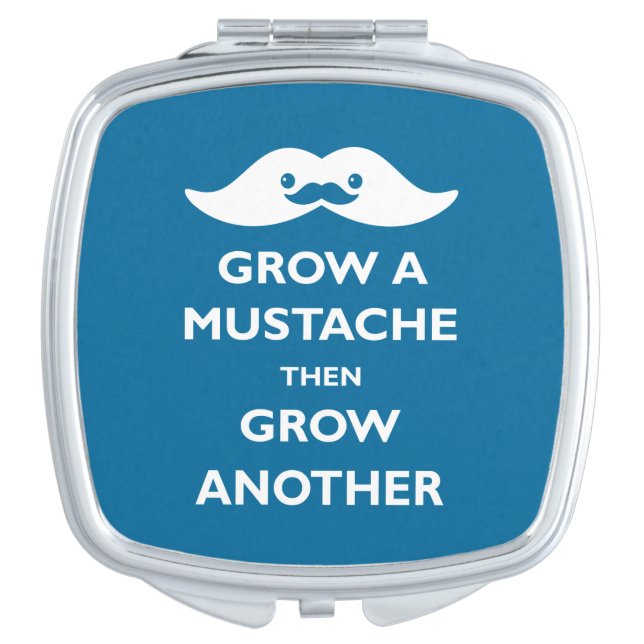 Grow a Mustache Makeup Mirror (Front)