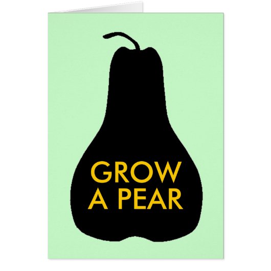 Grow a Pear Cards (Front)