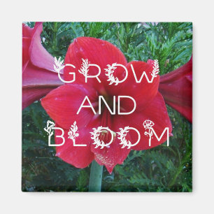 "Grow and Bloom" Magnets
