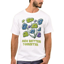 Grow Better Together Cute Plant Art