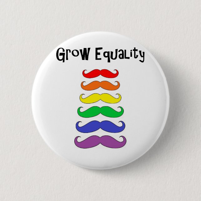 Grow Equality Pinback Button (Front)