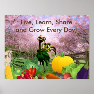 Grow Every Day Voyager Poster