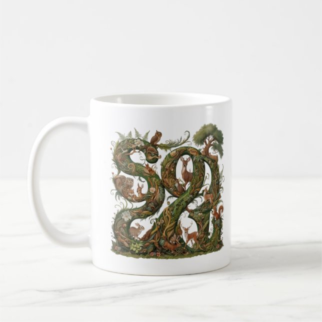GROW GREEN LIVE CLEAN COFFEE MUG (Left)