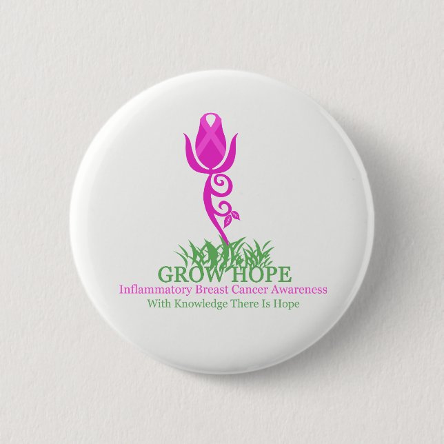 Grow Hope Pinback Button (Front)