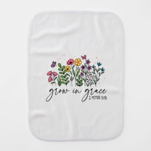 Grow in Grace Baby Burp Cloth