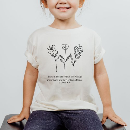 Grow In Grace Christian Kids Shirt