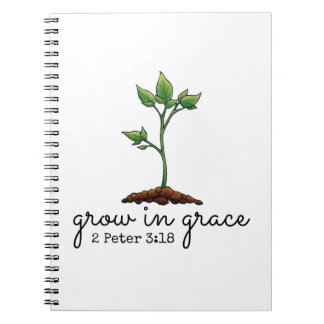 Grow In Grace Christian Notebook