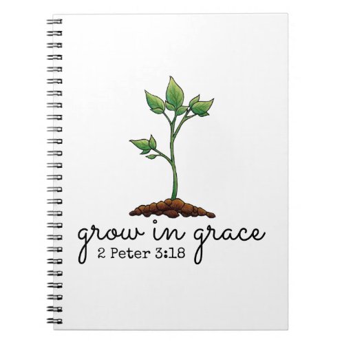Grow In Grace Christian Notebook