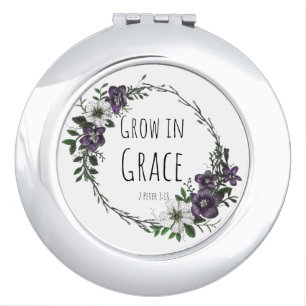 Grow in Grace Compact Mirror