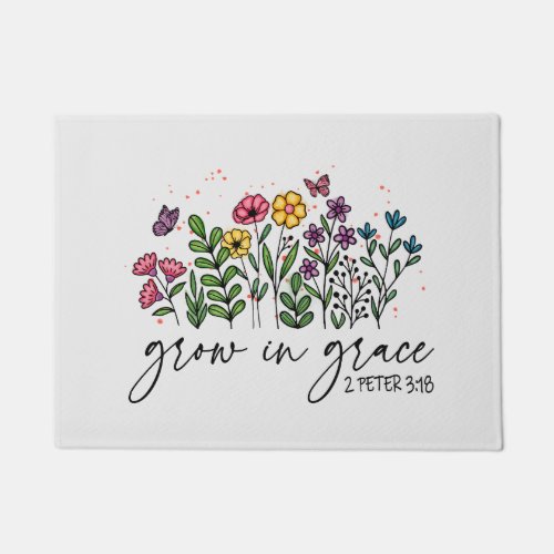 Grow in Grace Doormat