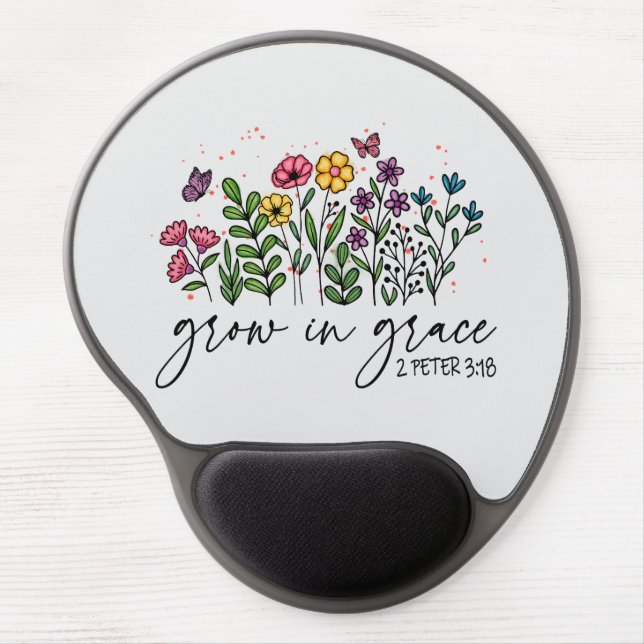 Grow in Grace Gel Mouse Pad (Front)