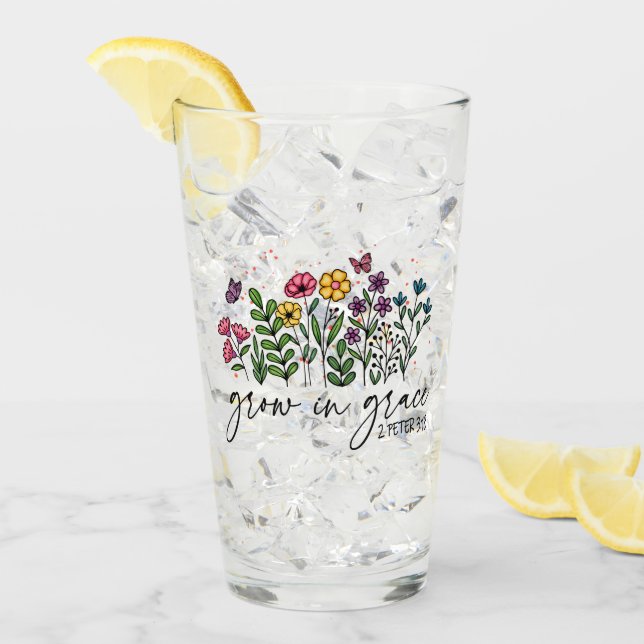 Grow in Grace Glass (Front Ice)