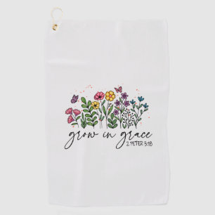 Grow in Grace Golf Towel