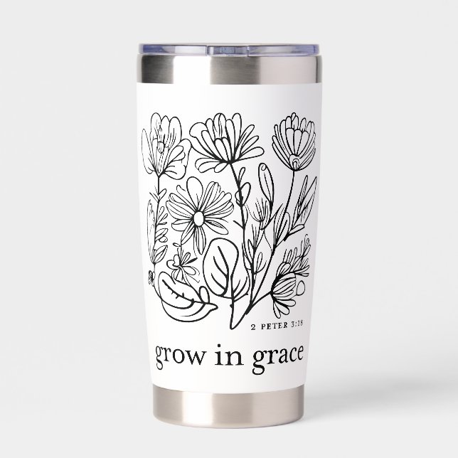 Grow in Grace Insulated Tumbler (Back)