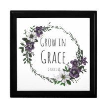Grow in Grace Jewelry Keepsake Box