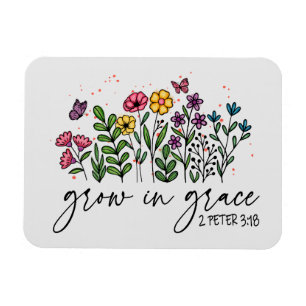 Grow in Grace Magnet