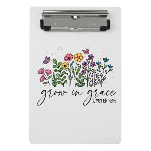 Grow in Grace Mini Clipboard