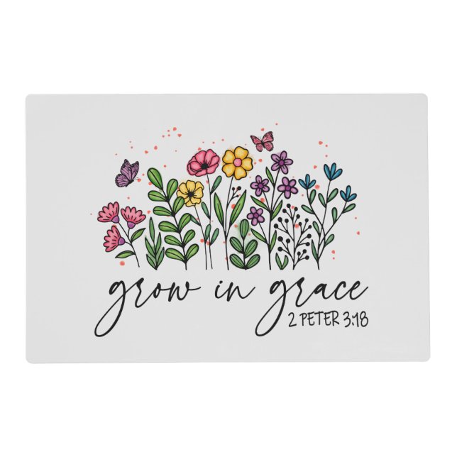 Grow in Grace Placemat (Front)