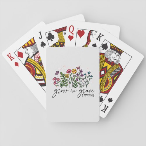 Grow in Grace Poker Cards