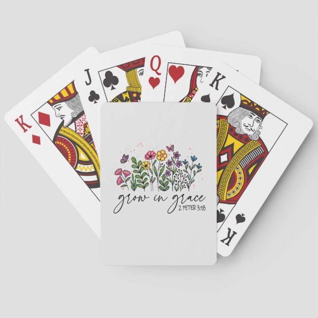 Grow in Grace Poker Cards (Back)