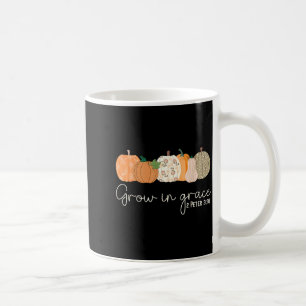 Grow In Grace Pumpkins Fall Thanksgiving Christian Coffee Mug