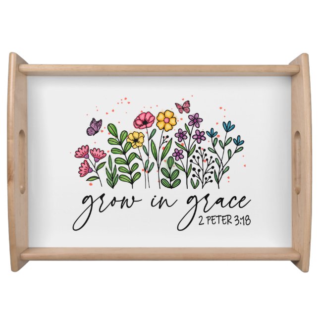 Grow in Grace Serving Tray (Front)